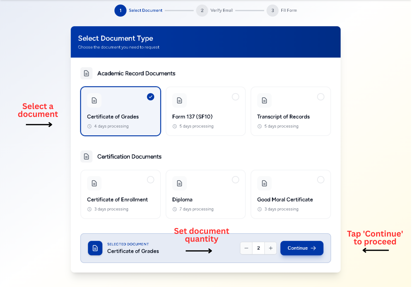Select Document